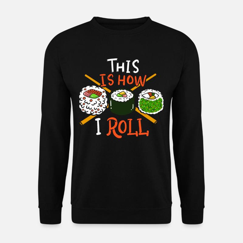 Sushi Sushi Sushi - Unisex Pullover - Schwarz