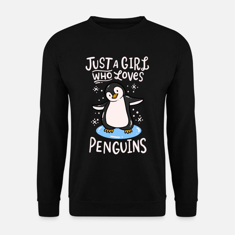penguin - Unisex Sweatshirt - black