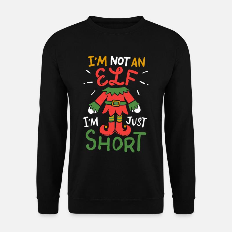 Elfen-Weihnachten - Unisex Pullover - Schwarz