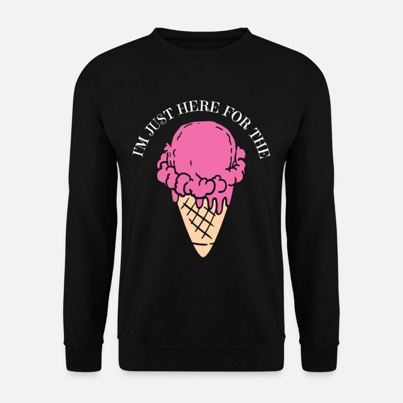 ice cream - Unisex Sweatshirt - black