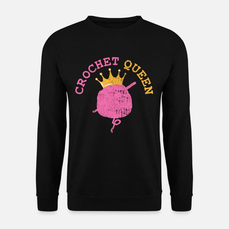 Crochet - Unisex Sweatshirt - black