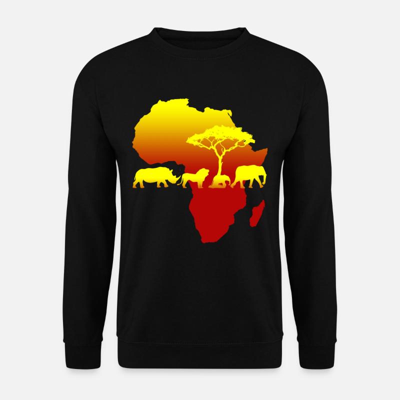 Africa - Unisex Pullover - Schwarz