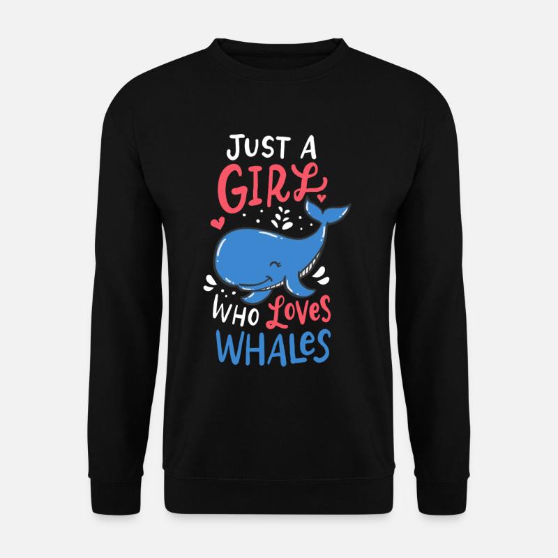 whales - Unisex Pullover - Schwarz