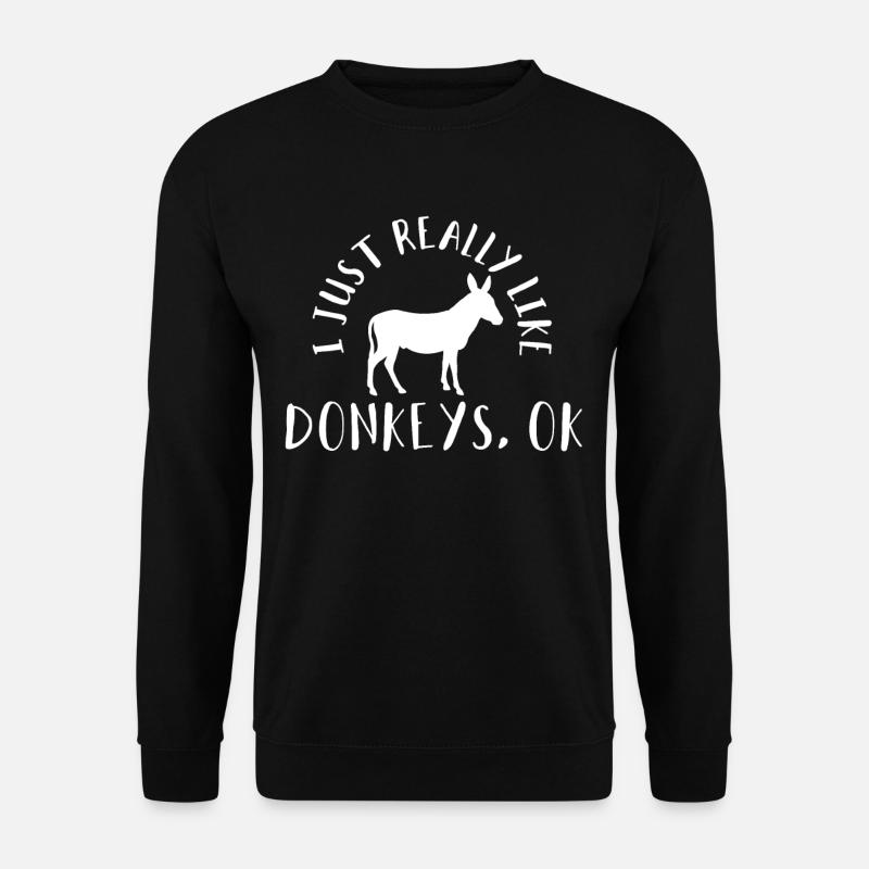Esel - Unisex Pullover - Schwarz