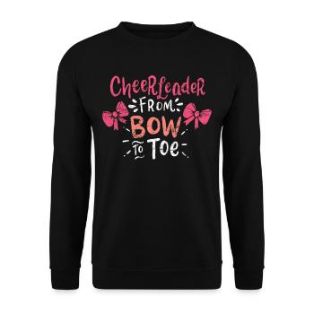 Cheerleading - Unisex Sweatshirt - black - Front - Alina (178cm) & Michal (187cm)