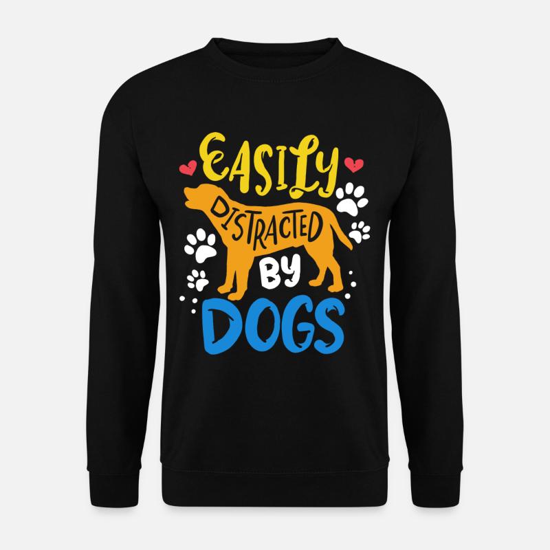 dog - Unisex Pullover - Schwarz
