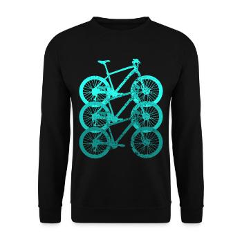 MTB - Unisex Sweatshirt - black - Front - Alina (178cm) & Michal (187cm)