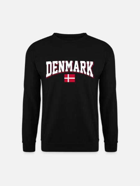 Dänemark - Unisex Pullover - Schwarz