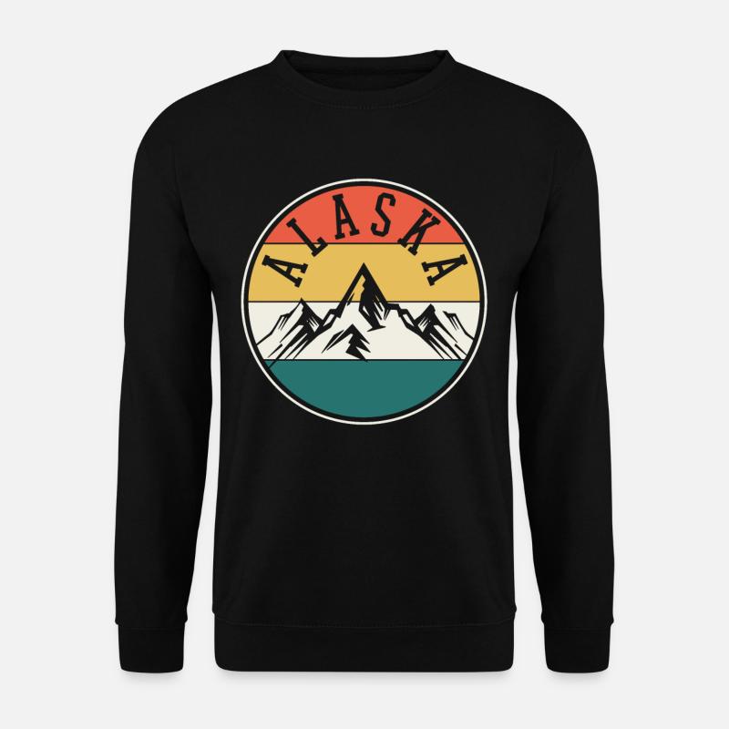Alaska mountains - Unisex Sweatshirt - black