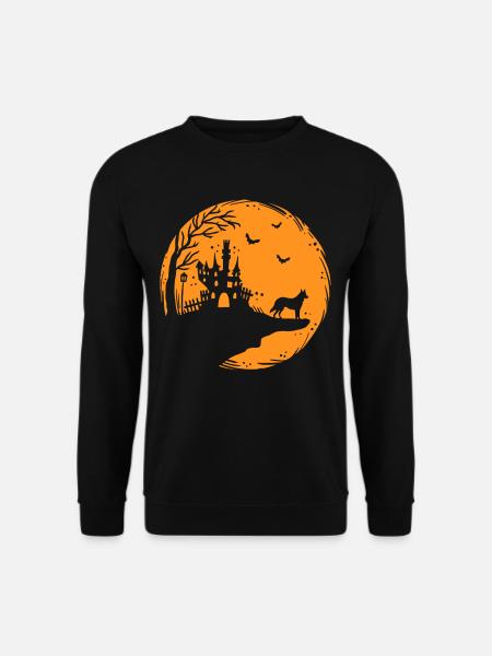 Dog Halloween - Unisex Sweatshirt - black
