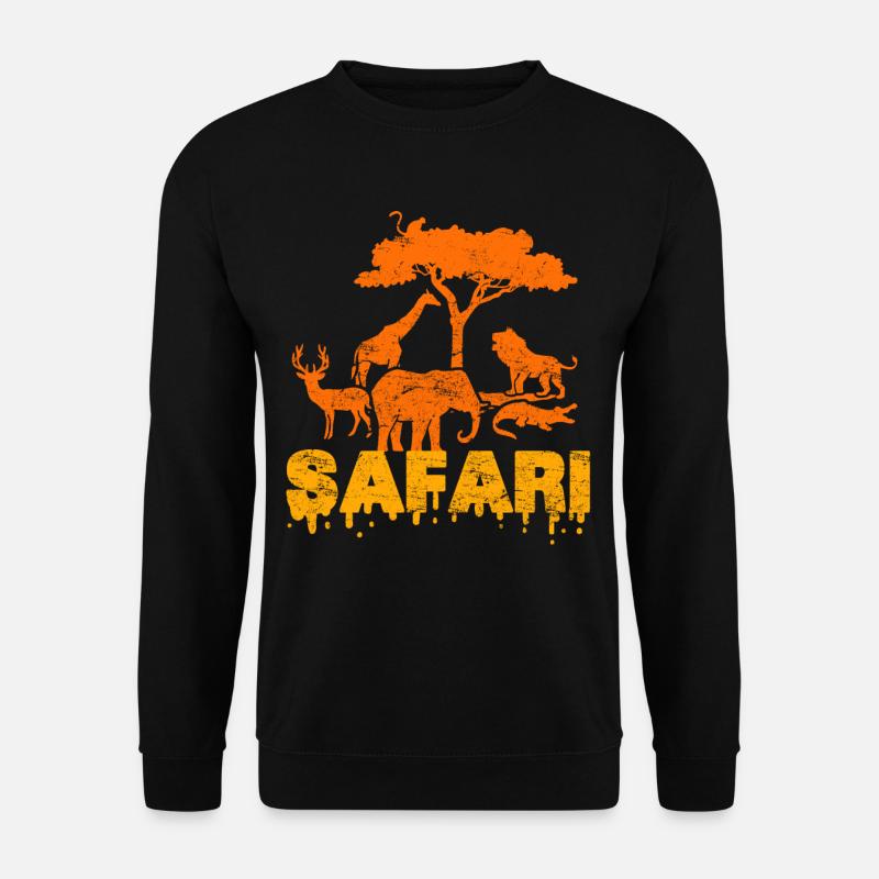 Safari-Tour - Unisex Pullover - Schwarz