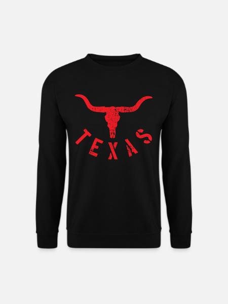 Texas USA - Unisex Pullover - Schwarz