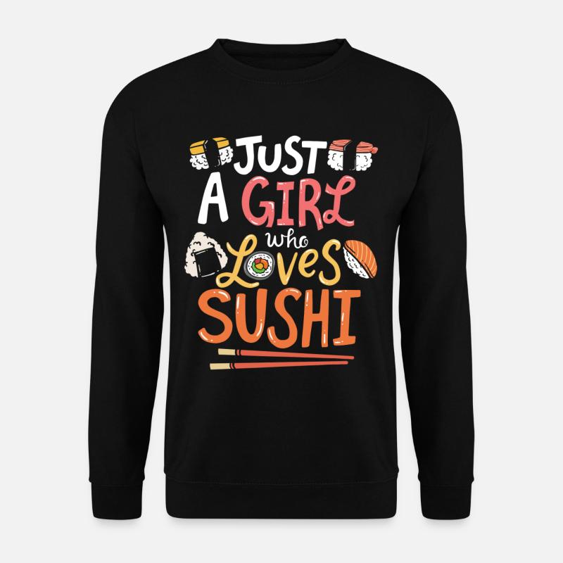 Sushi - Unisex Pullover - Schwarz