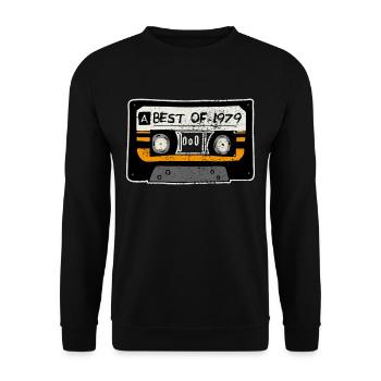 Birthday 1979 - Unisex Sweatshirt - black - Front - Alina (178cm) & Michal (187cm)