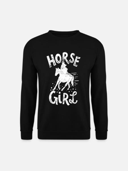 cheval - Sweat-shirt Unisexe - noir