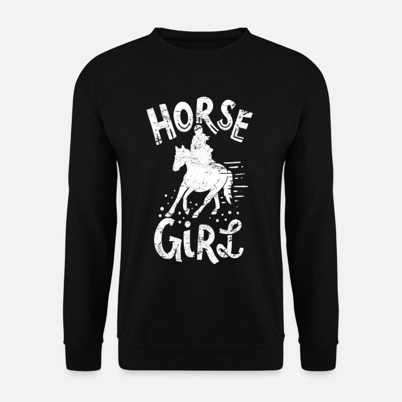 cheval - Sweat-shirt Unisexe - noir