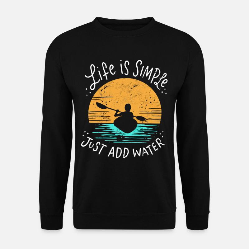 Kayaking - Unisex Sweatshirt - black