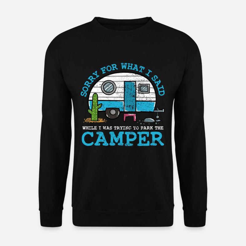 Camping - Unisex Sweatshirt - black