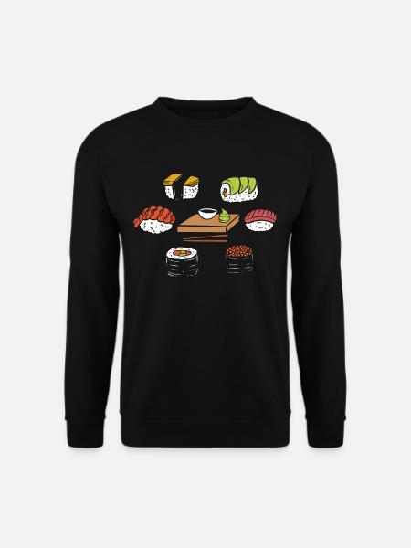Sushi - Unisex Pullover - Schwarz