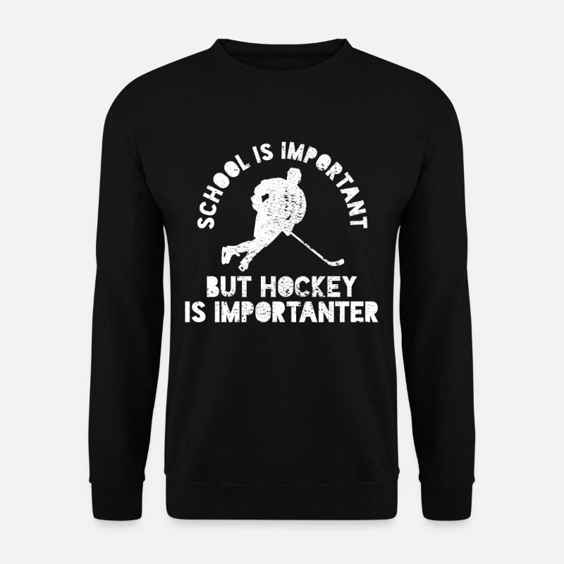 Eishockey - Unisex Pullover - Schwarz
