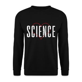 science - Sweat-shirt Unisexe - noir - Devant - Alina (178cm) & Michal (187cm)