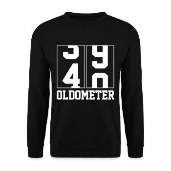 40th birthday - Unisex Sweatshirt - black - Front - Alina (178cm) & Michal (187cm)
