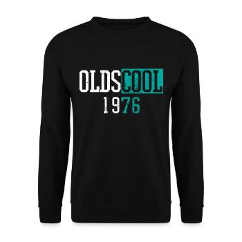 Oldschool 1976 - Sweat-shirt Unisexe - noir - Devant - Alina (178cm) & Michal (187cm)