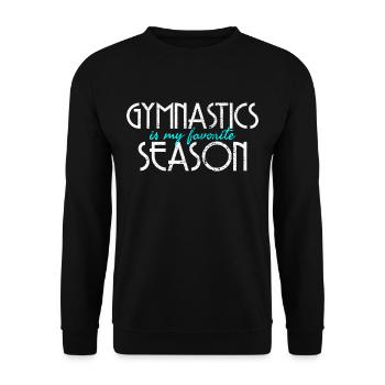 Gymnastik - Unisex Pullover - Schwarz - Vorne - Alina (178cm) & Michal (187cm)