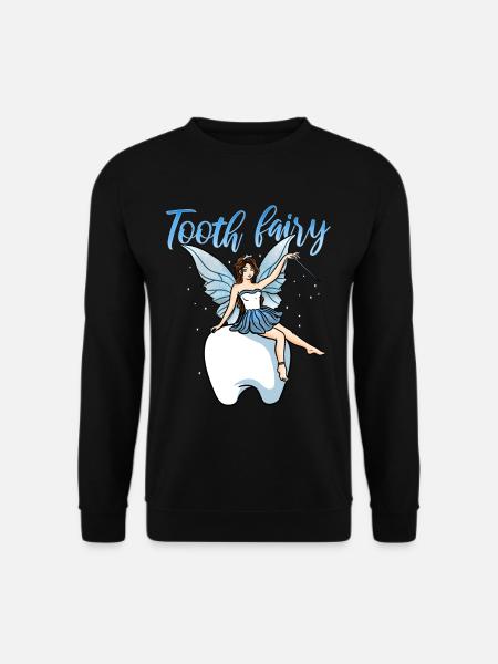 Dentist tooth fairy fairy - Unisex Sweatshirt - black