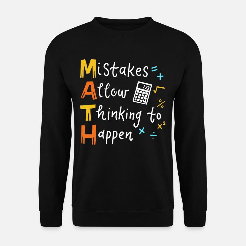 math teacher - Unisex Sweatshirt - black