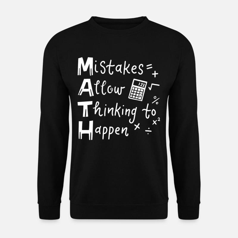 Mathelehrer - Unisex Pullover - Schwarz