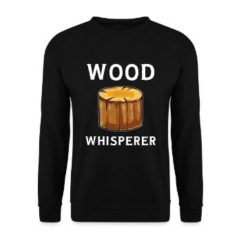 Lumberjack - Unisex Sweatshirt - black - Front - Alina (178cm) & Michal (187cm)