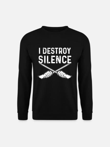 Drummer drumstick - Unisex Sweatshirt - black