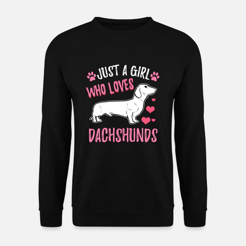 Dackel - Unisex Pullover - Schwarz