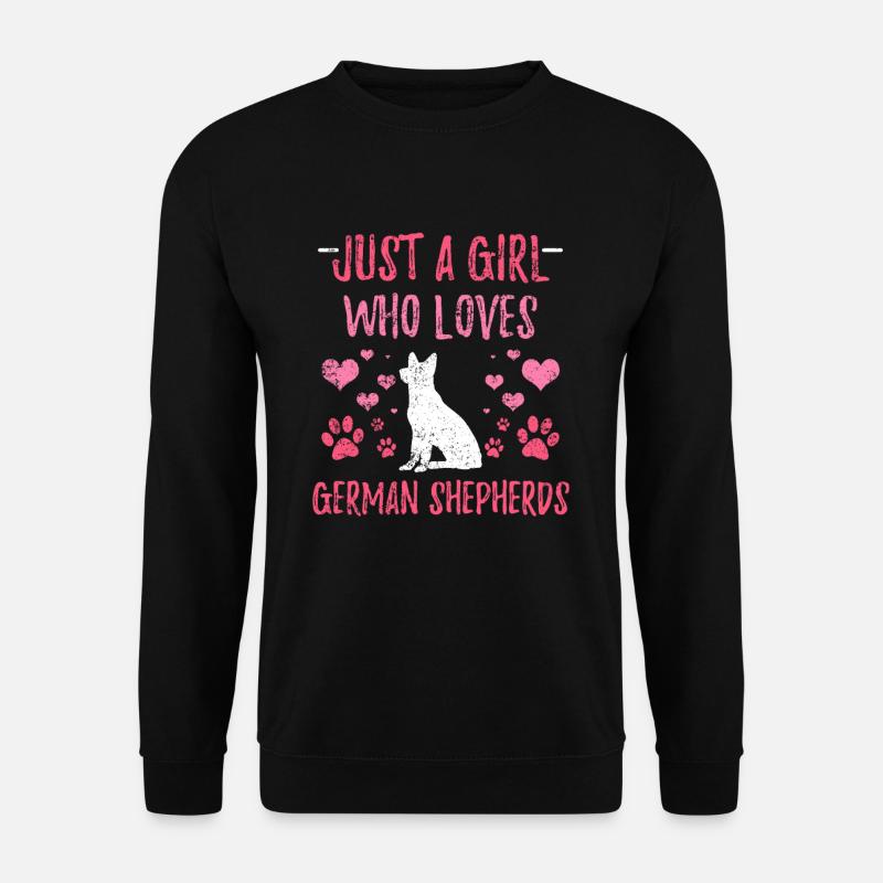 German shepherd dog - Unisex Sweatshirt - black
