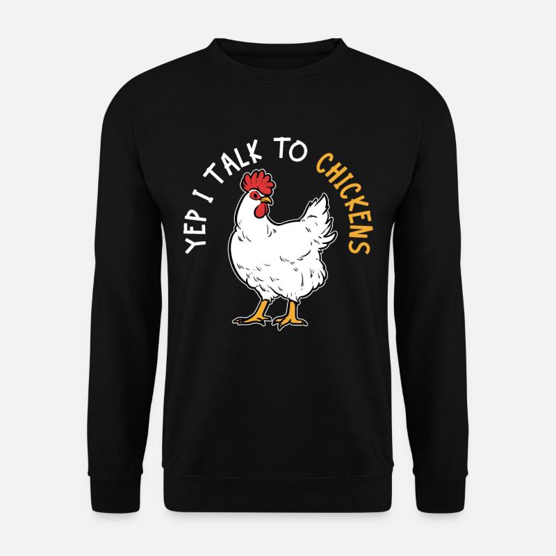 chicken - Unisex Sweatshirt - black