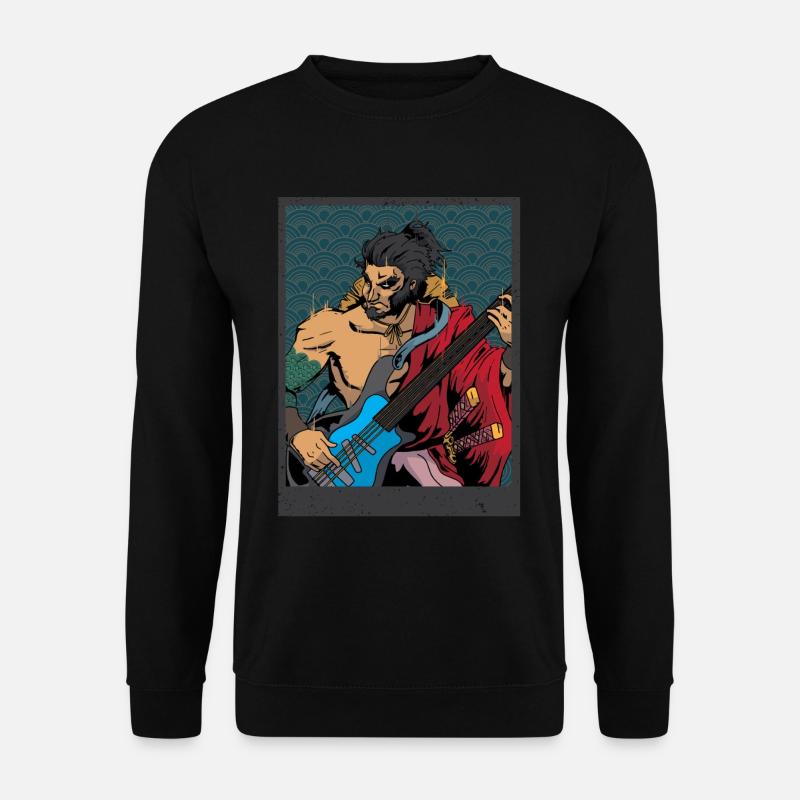 Gitarrenspieler - Unisex Pullover - Schwarz