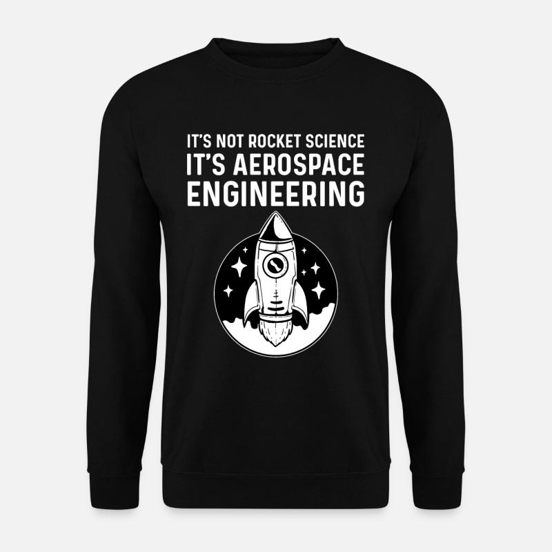 Luft- und Raumfahrttechnik - Unisex Pullover - Schwarz