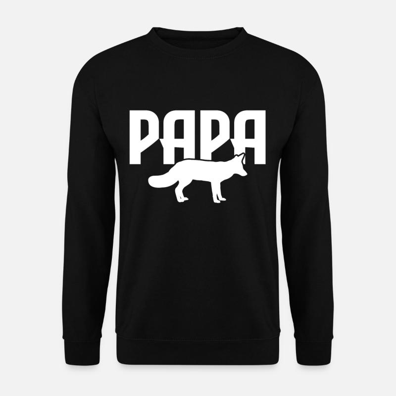Dad fox - Unisex Sweatshirt - black