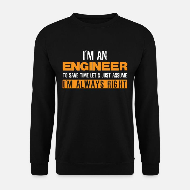 Engineer - Unisex Sweatshirt - black