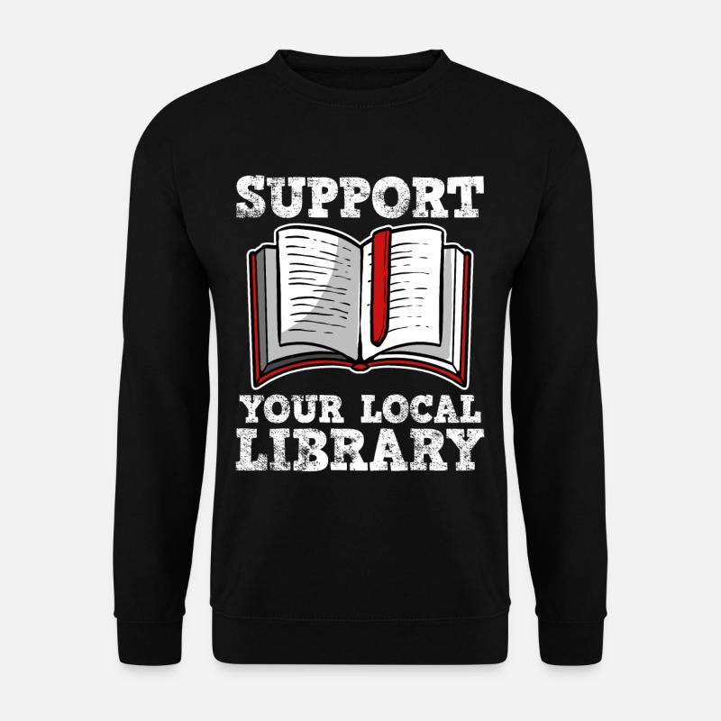 library - Unisex Sweatshirt - black