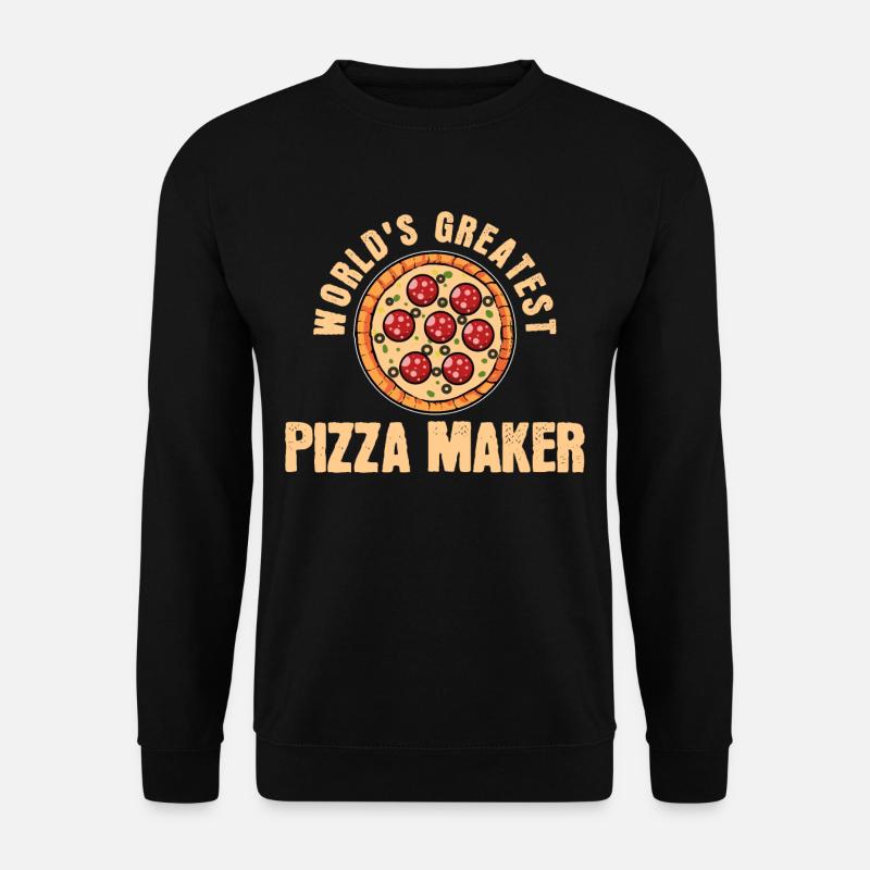 pizza maker - Unisex Sweatshirt - black