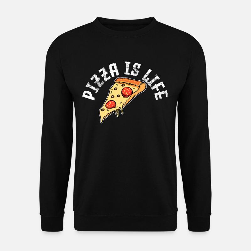 Pizza Pizza Pizza - Unisex Pullover - Schwarz