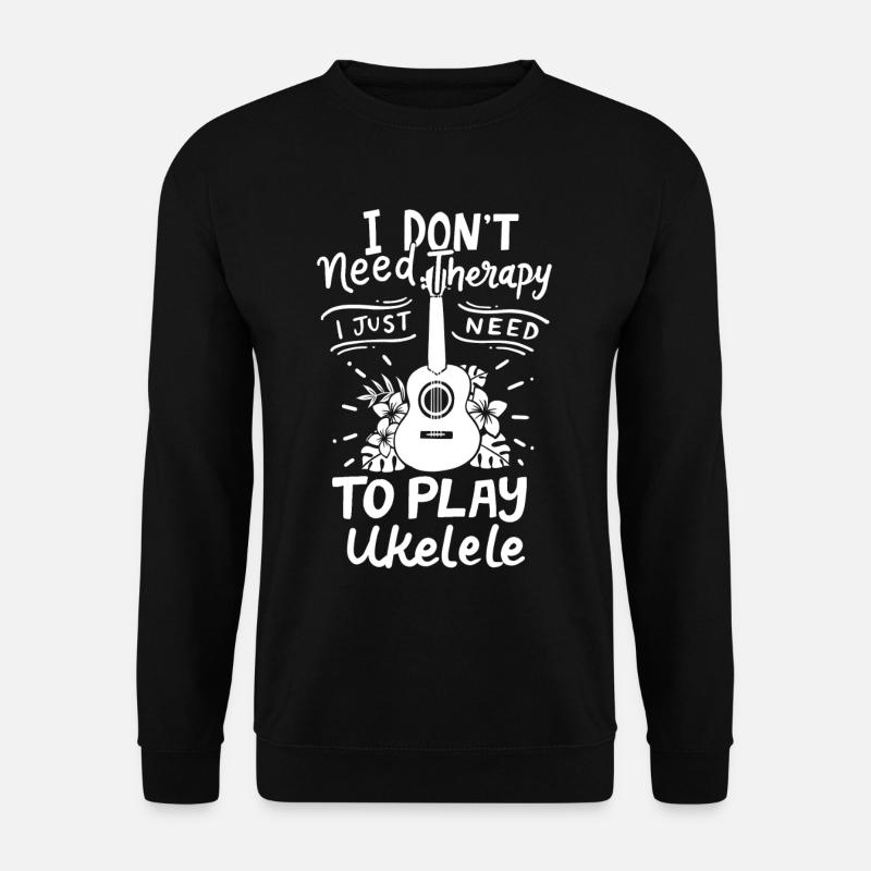 Ukulele - Unisex Sweatshirt - black