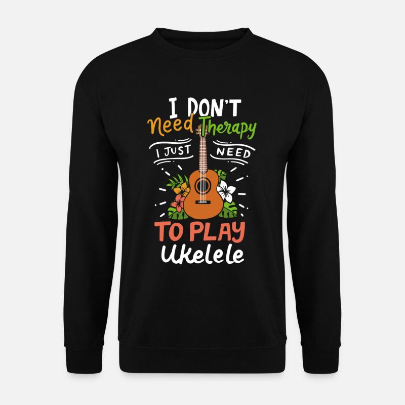 Ukulele - Unisex Sweatshirt - black