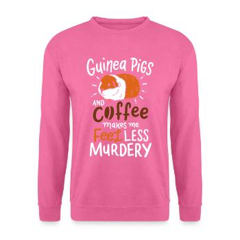 Cobayes - Sweat-shirt Unisexe - rose - Devant