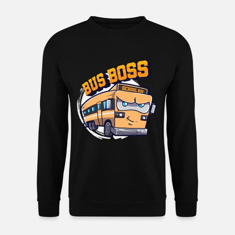 Schulbus - Unisex Pullover - Schwarz