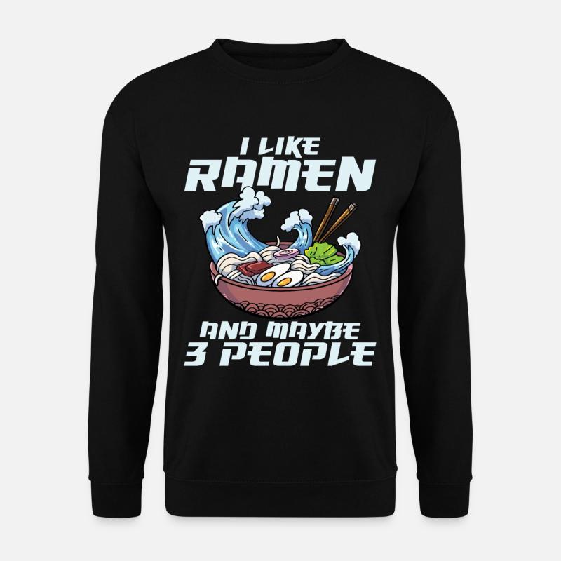 Ramen Funny - Unisex Sweatshirt - black