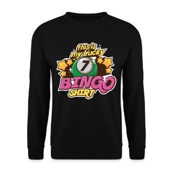 loto - Sweat-shirt Unisexe - noir - Devant - Alina (178cm) & Michal (187cm)