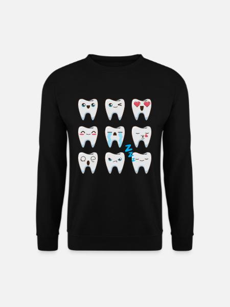 Zahnarzt Zahnarztpraxis Zähne - Unisex Pullover - Schwarz